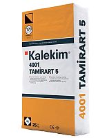 Финишная цементная шпатлевка на сером цементе 4001 Tamirart 5, 25 кг, Kalekim